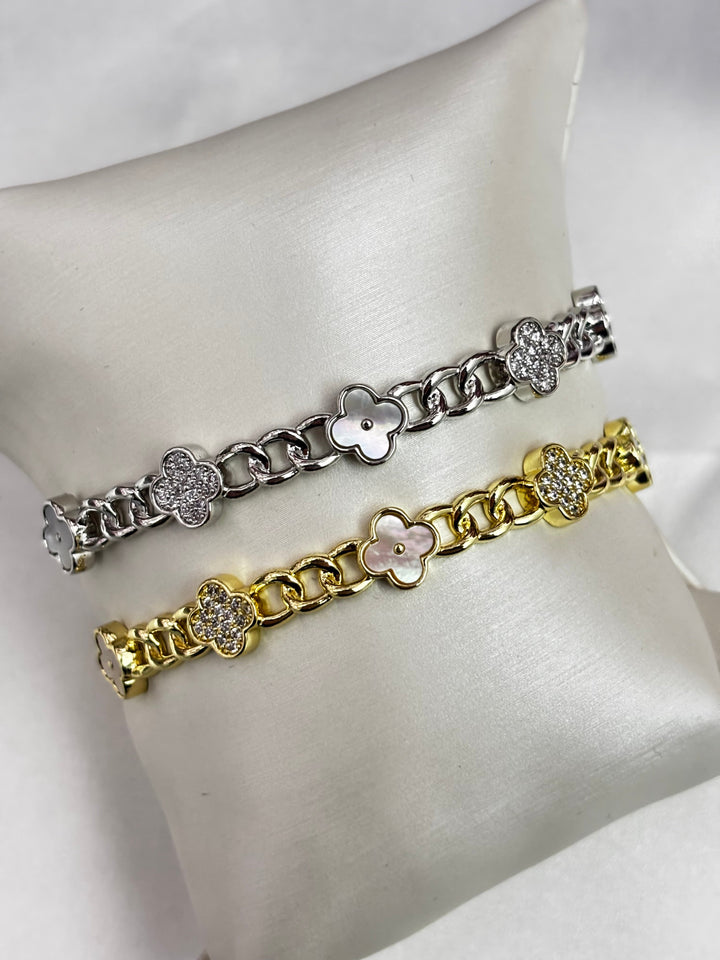 Floral Flower Bangle
