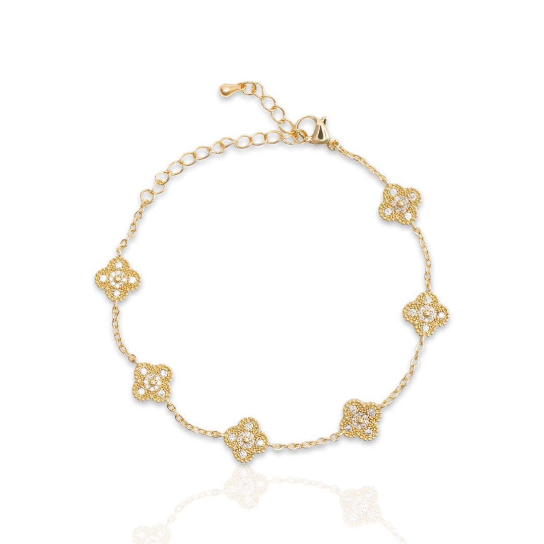 Mini Diamond Flower Bracelet