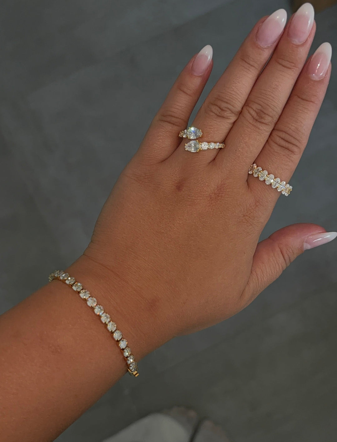 Gold Solara Ring | 925 Sterling Silver